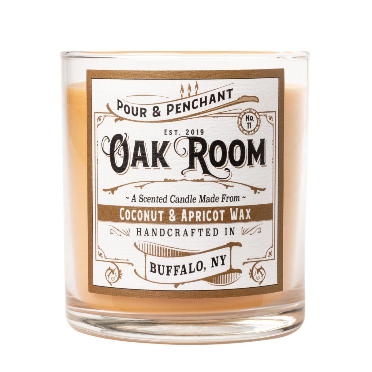 Pour & Penchant 10 oz Scented Candle - OAK ROOM no.11 - Vetiver, Oak Moss, Amber Noir