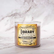 Pour & Penchant 16.5 oz Scented Candle - LIBRARY no.09 - Leather, Antique Sandalwood, Oak & Tonka